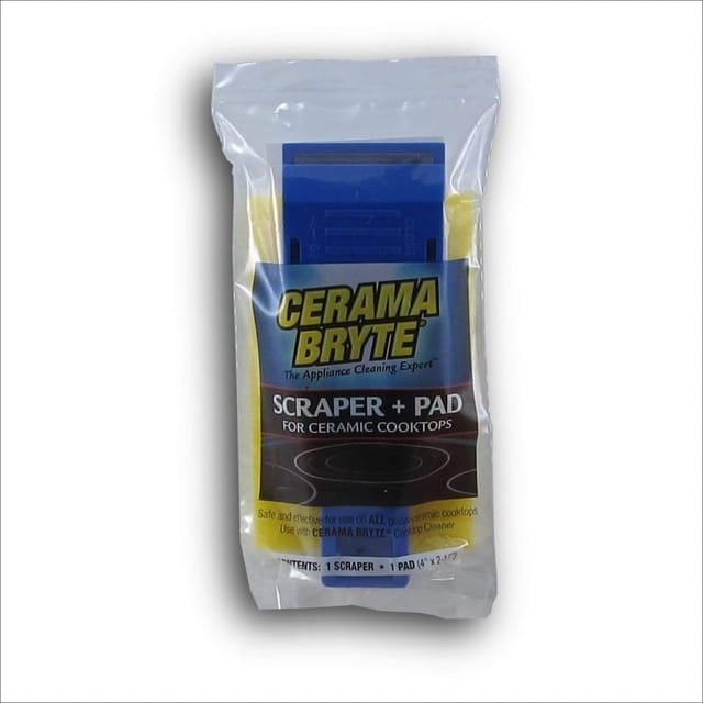 Cerama Bryte Cooktop Scraper packshot on a clean white background