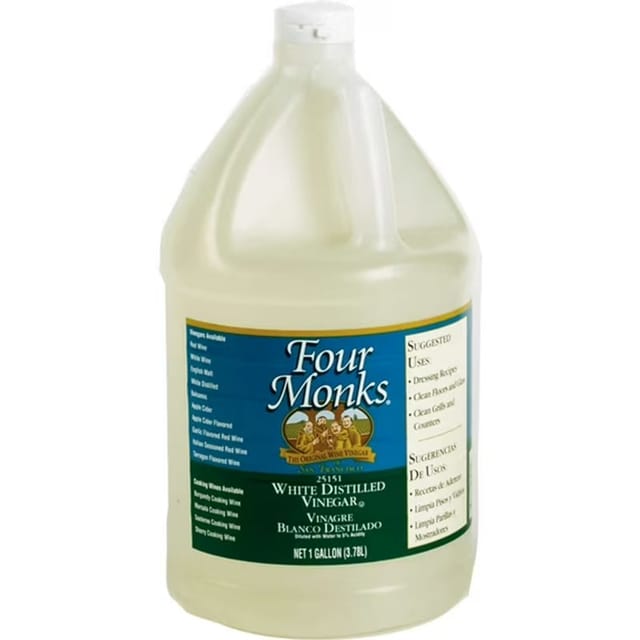 Four Monks All-Natural Cleaning Vinegar packshot on a clean white background