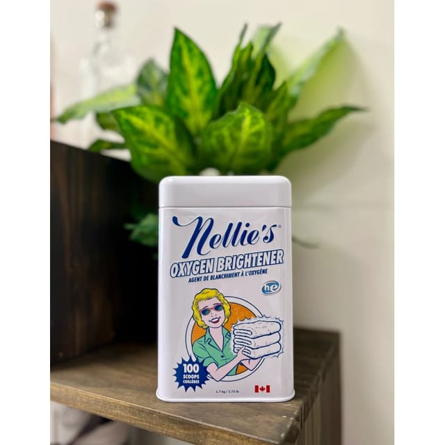 Nellie's All-Natural Oxygen Brightener packshot on a clean white background