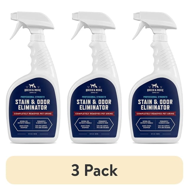 Rocco & Roxie Supply Co. Stain & Odor Eliminator packshot on a clean white background