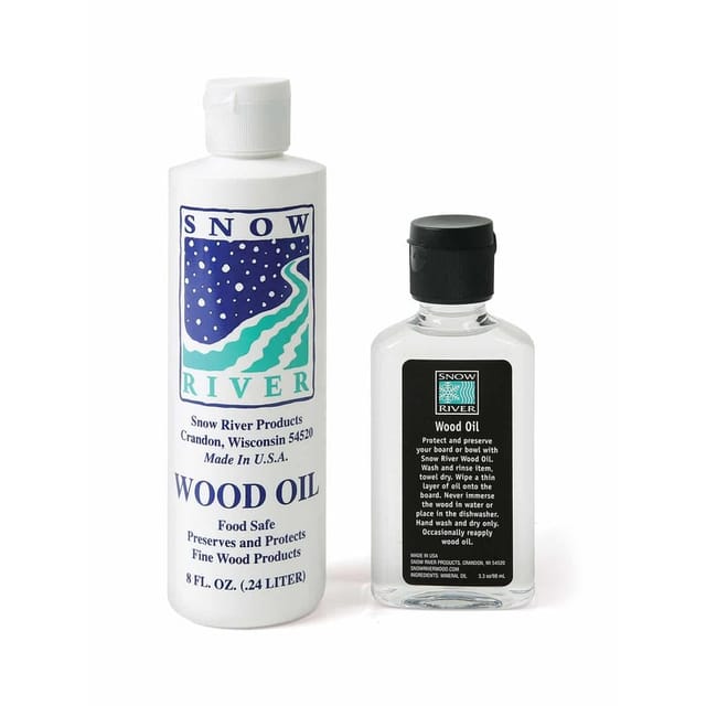 Snow River Wood Oil Food Grade Mineral Oil packshot on a clean white background