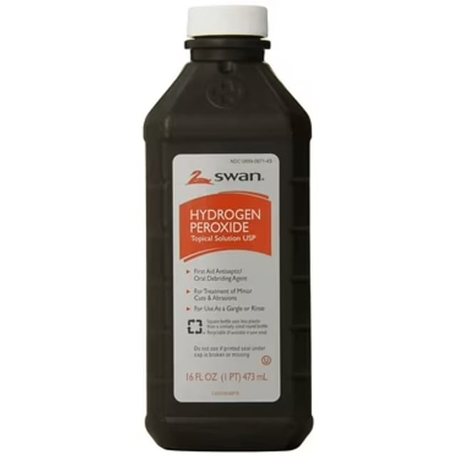 Swan Hydrogen Peroxide 3% Topical Solution packshot on a clean white background