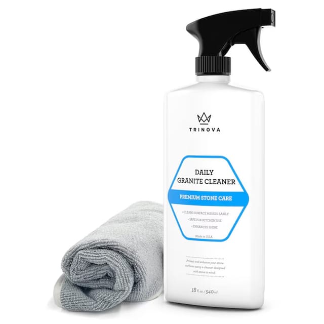 TriNova Daily Granite Cleaner & Polish packshot on a clean white background