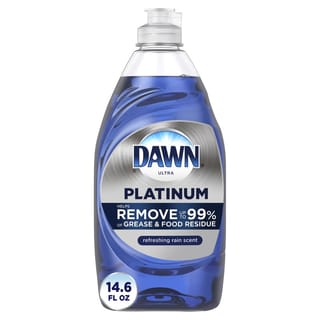 Dawn Platinum Dishwashing Liquid packshot on a clean white background