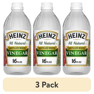 Heinz All-Natural Distilled White Vinegar packshot on a clean white background
