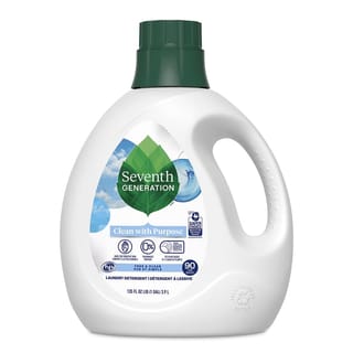 Seventh Generation Liquid Laundry Detergent Free & Clear packshot on a clean white background