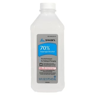 Swan 70% Isopropyl Alcohol packshot on a clean white background